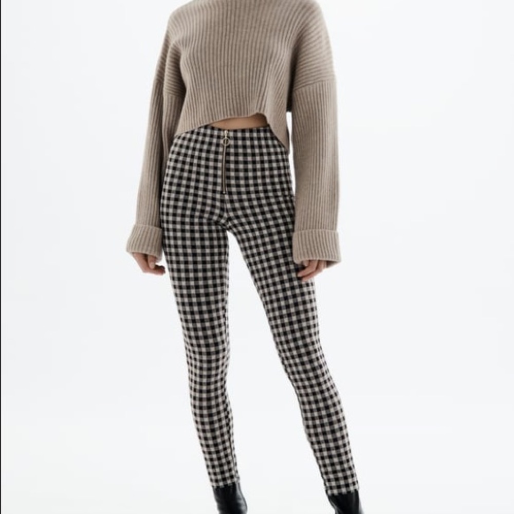 Zara Gingham Leggings